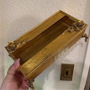 Vintage Hollywood Regency Tissue Box Holder